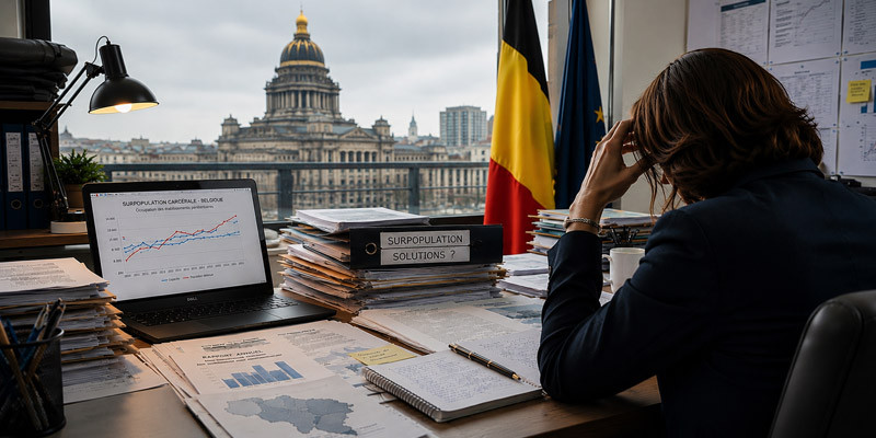 Mathilde Steenbergen, directrice des prisons belges